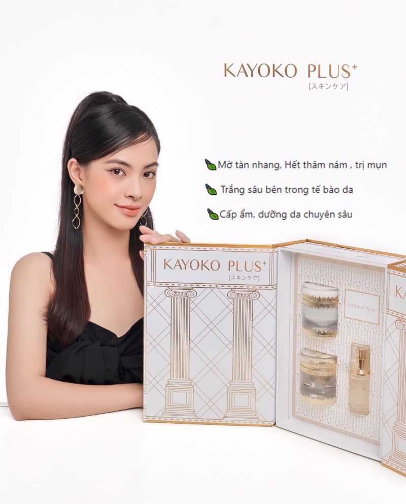 Bộ mỹ phẩm Kayoko Plus 3in1 mẫu mới 2023